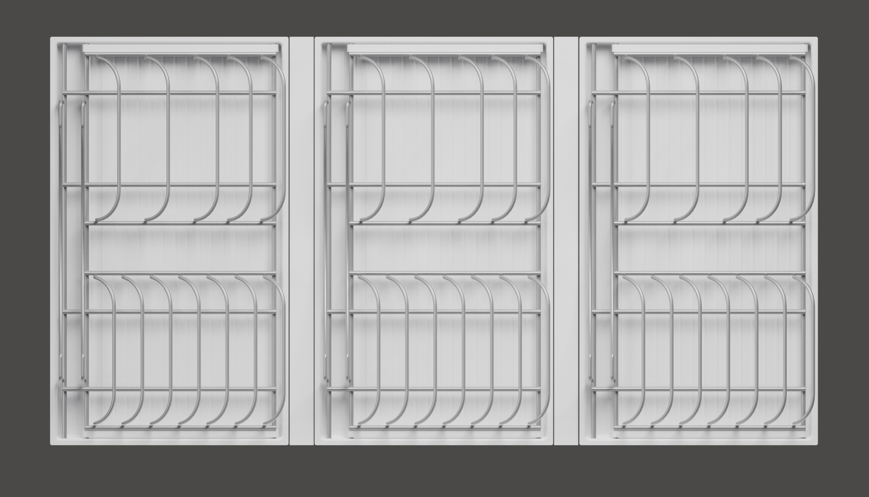 Сушка выдвижная Ф111 Дайнинг Агент 900 мм крепление к фасаду цвет ТИТАН цвет дна Белый Kessebohmer | официальный магазин